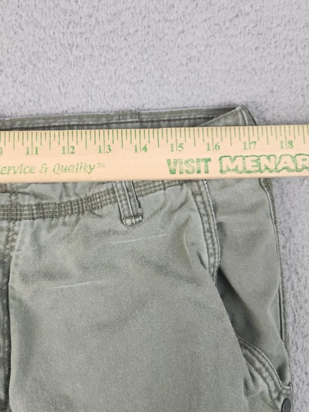 Timberland Pants Mens 34x30 Green Y2K Straight Leg Canvas Cotton Durable Outdoor